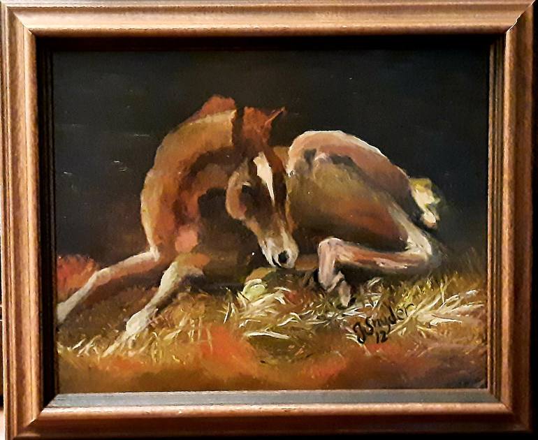 Original Realism Horse Painting by Judi Snyder