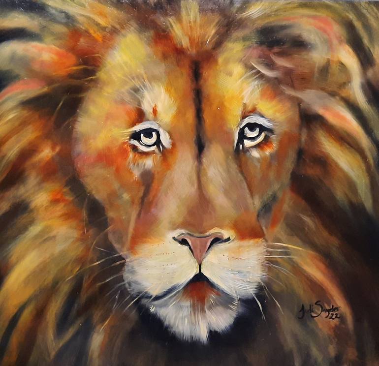 Original Figurative Animal Painting by Judi Snyder