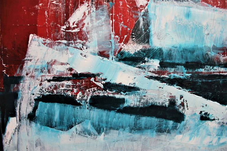 Original Abstract Expressionism Abstract Painting by sophie levygaley