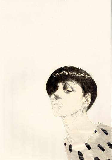 Original Minimalism Fashion Drawing by Julia Danckwerth