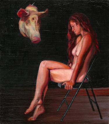 Original Nude Painting by Leonardo Soto Calquín