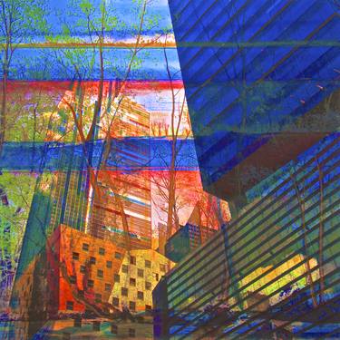 Print of Abstract Architecture Paintings by Yale Epstein