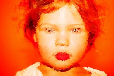 Toddler Portrait in Orange, Frame 220 thumb
