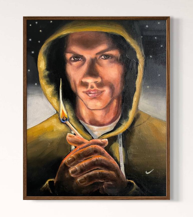Original Baroque Men Painting by Robert Inestroza