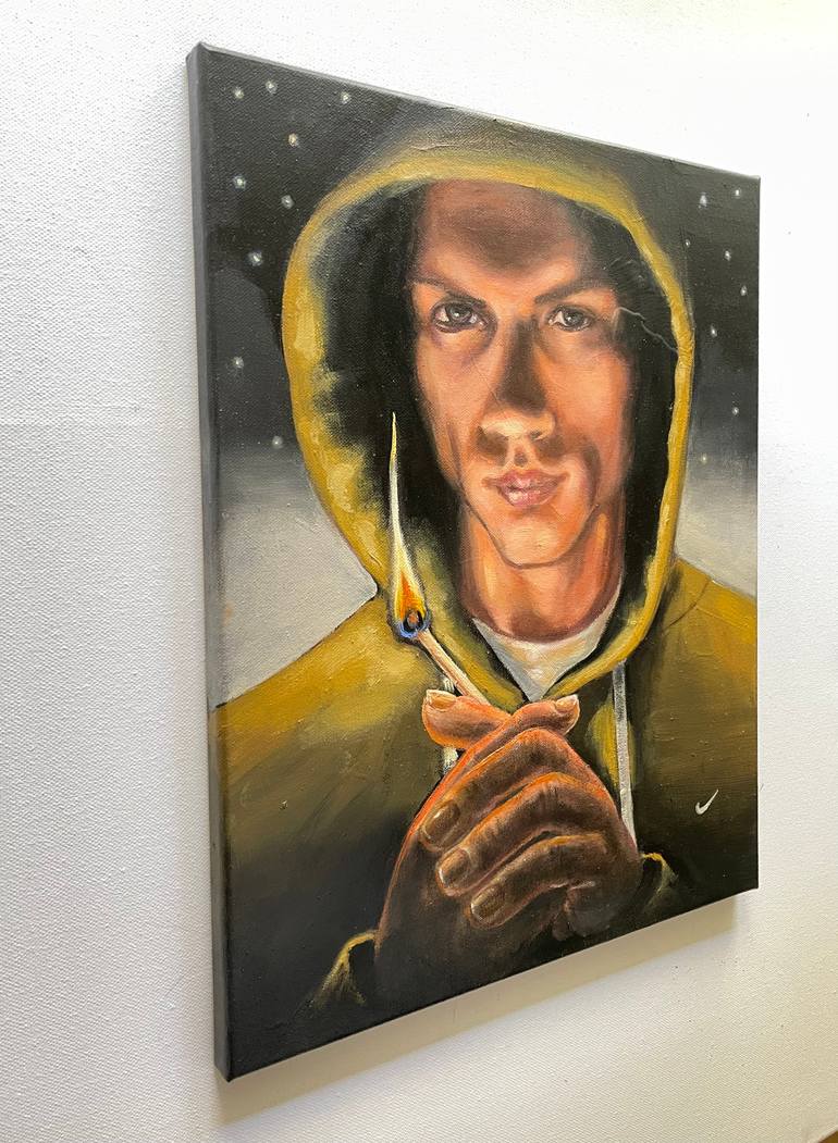 Original Baroque Men Painting by Robert Inestroza