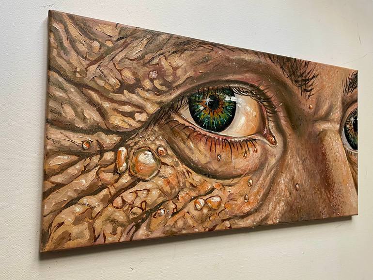 Original Figurative People Painting by Robert Inestroza