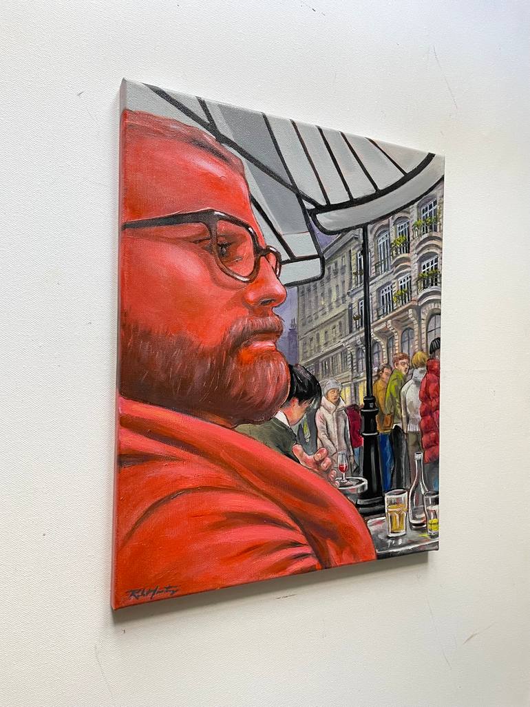 Original Fauvism People Painting by Robert Inestroza