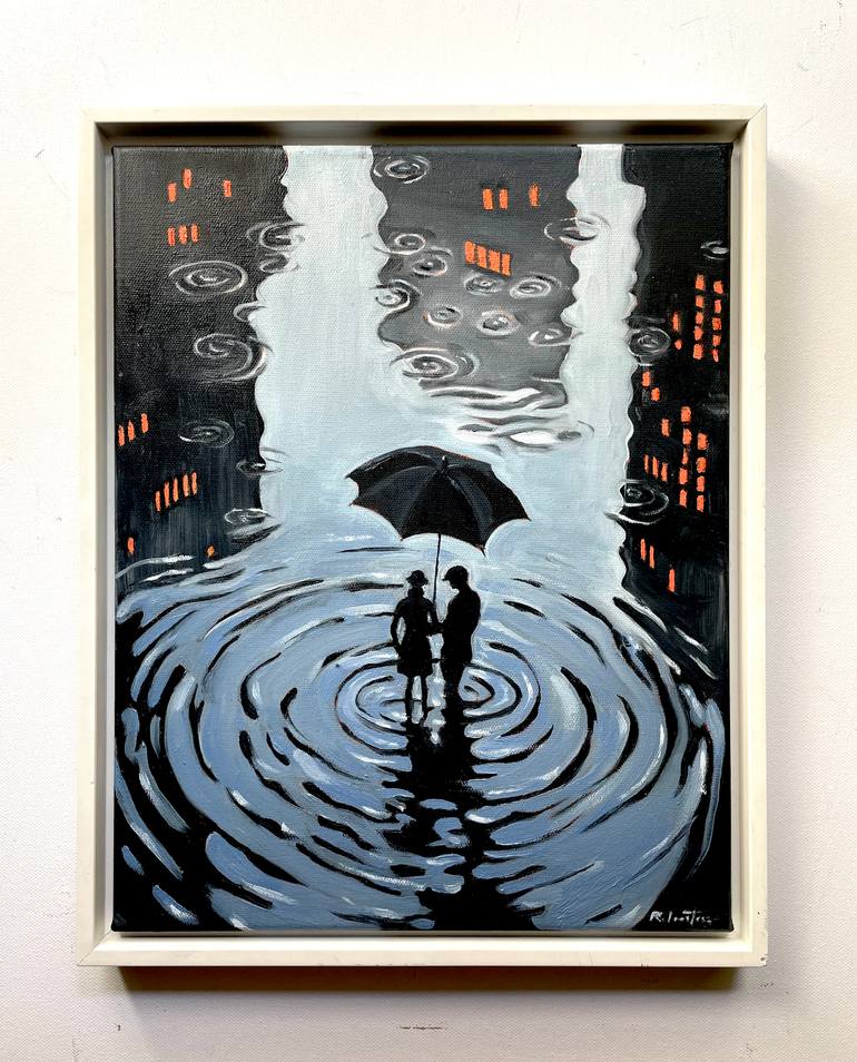 Original Contemporary Water Painting by Robert Inestroza