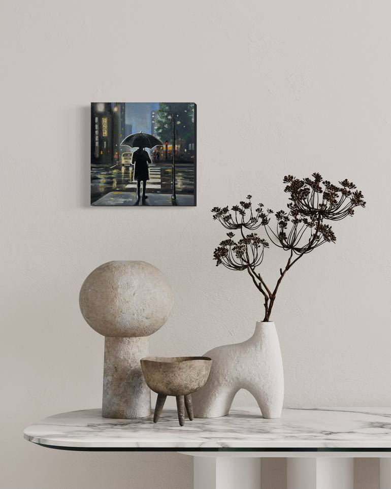 Original Contemporary Cities Painting by Robert Inestroza