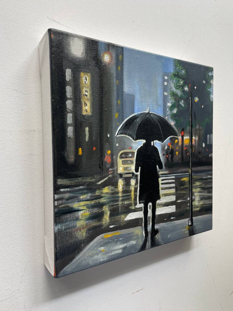Original Contemporary Cities Painting by Robert Inestroza