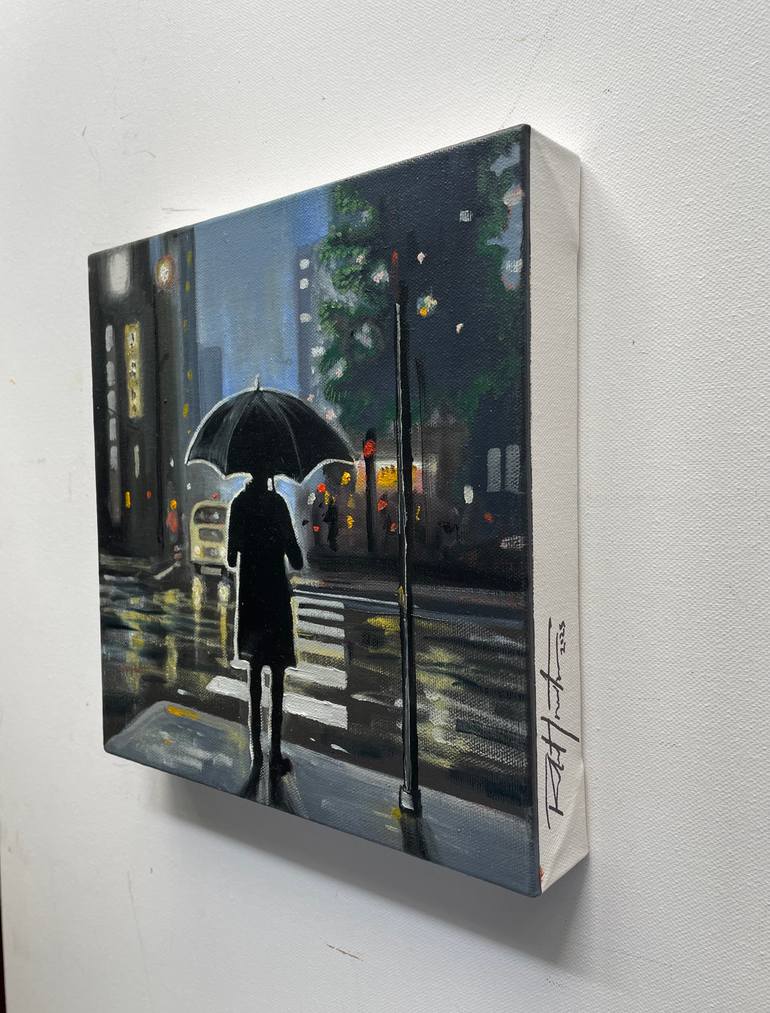 Original Contemporary Cities Painting by Robert Inestroza