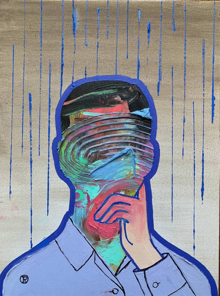 Print of Abstract Portrait Paintings by Robert Inestroza