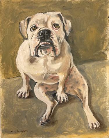 Print of Figurative Dogs Paintings by Robert Inestroza