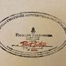 Back logo stamp and signature