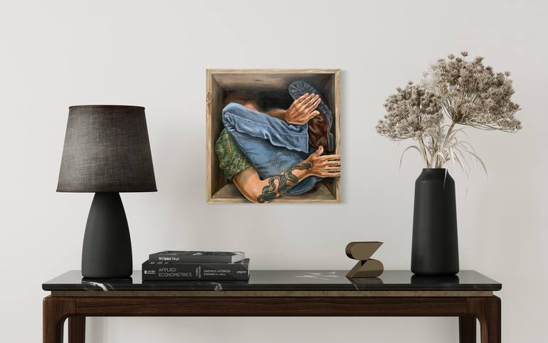 Original Contemporary Men Painting by Robert Inestroza
