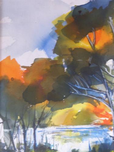 Print of Abstract Landscape Paintings by Diane White