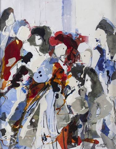 Print of Abstract People Paintings by Diane White