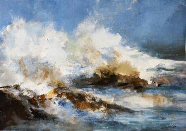 Print of Figurative Seascape Paintings by Diane White