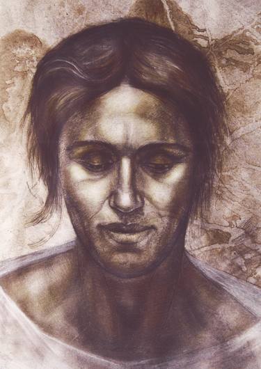 Original Figurative Portrait Drawings by Raluca Ioana Misca