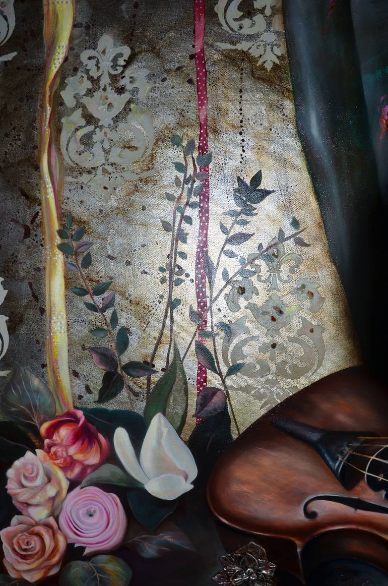 Original Figurative Music Painting by Raluca Ioana Misca