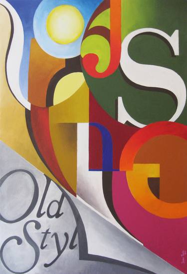 Original Typography Paintings by Javier Pavón