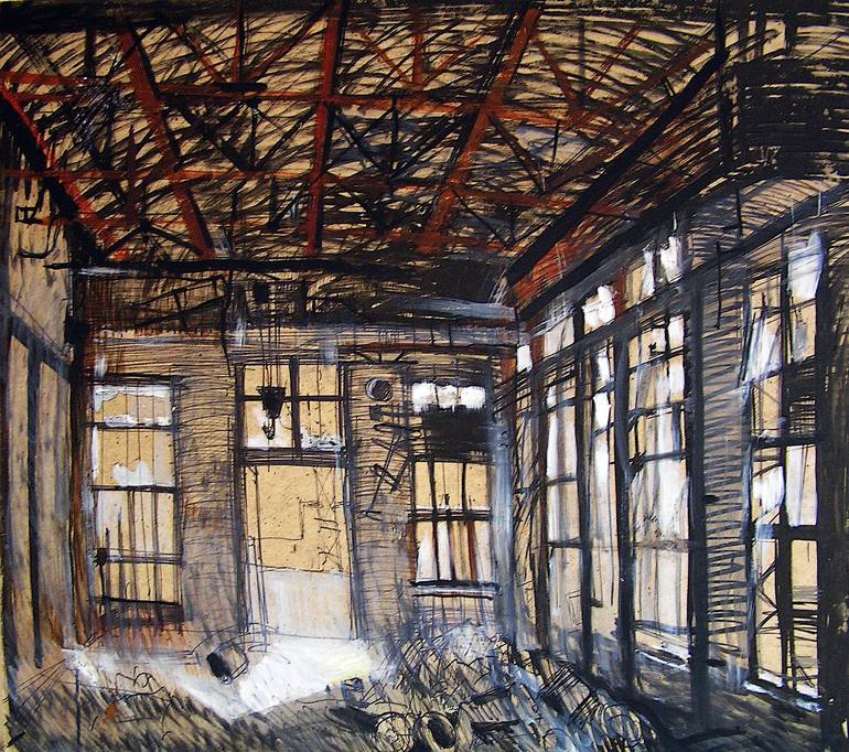 Hangar 2 Painting By Ekaterina Lutokhina Saatchi Art hangar-2-painting-by-ekaterina-lutokhina-saatchi-art