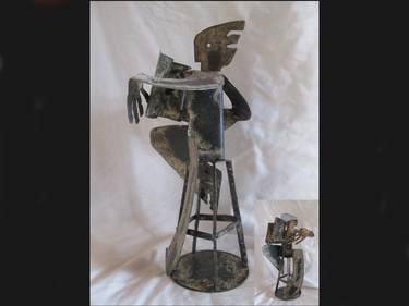 Original Figurative Abstract Sculpture by Sarkis Nersesyan