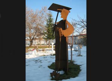 Original Figurative Abstract Sculpture by Sarkis Nersesyan