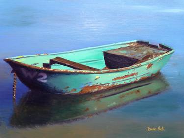 Original Boat Painting by Emma Bell
