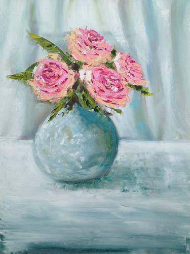 Original Fine Art Floral Paintings by Emma Bell
