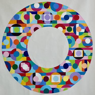 Original Contemporary Geometric Painting by Benna Holden