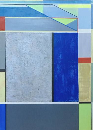 Original Abstract Geometric Paintings by Benna Holden