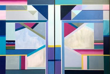 Original Geometric Paintings by Benna Holden