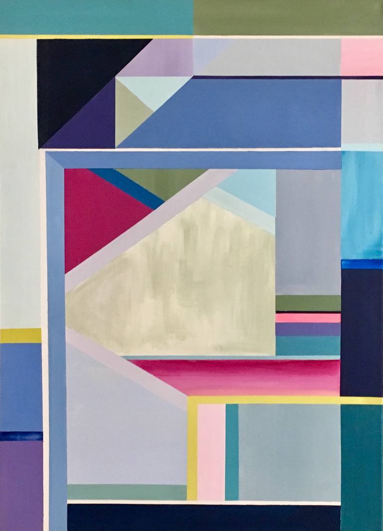 Original Geometric Painting by Benna Holden