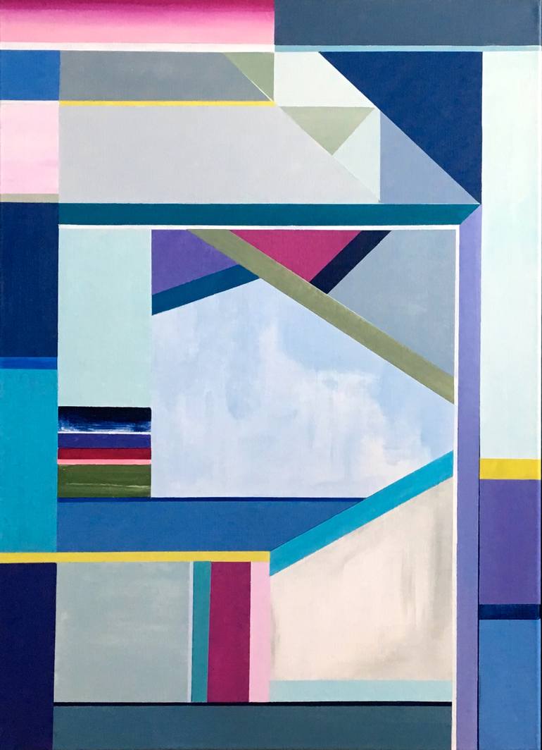 Original Geometric Painting by Benna Holden