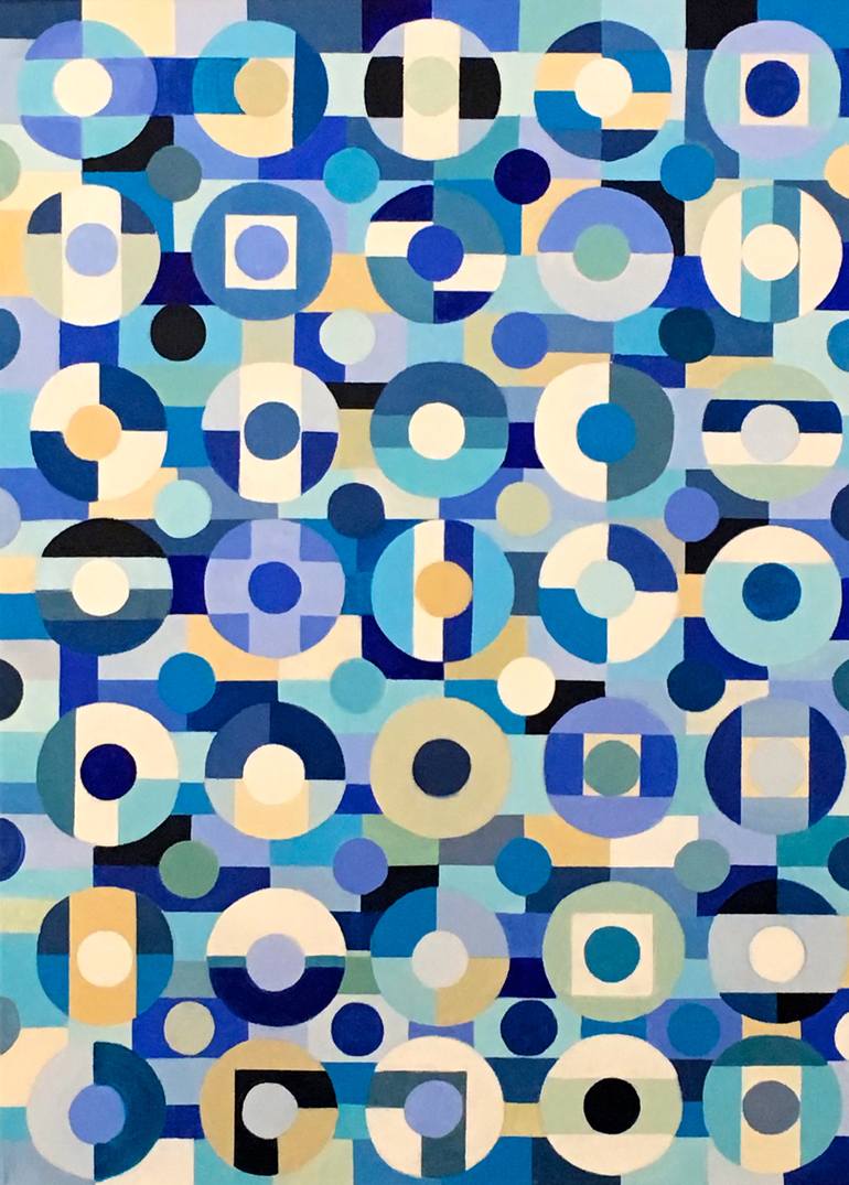 Original Geometric Painting by Benna Holden