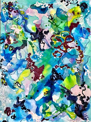 Original Abstract Expressionism Abstract Paintings by Benna Holden
