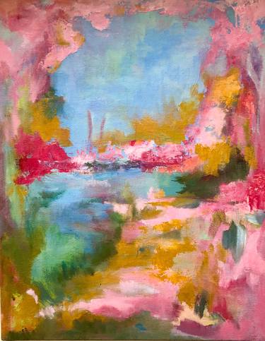 Original Abstract Landscape Paintings by Benna Holden