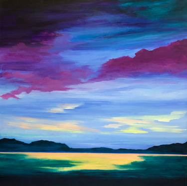 Original Abstract Seascape Paintings by Benna Holden