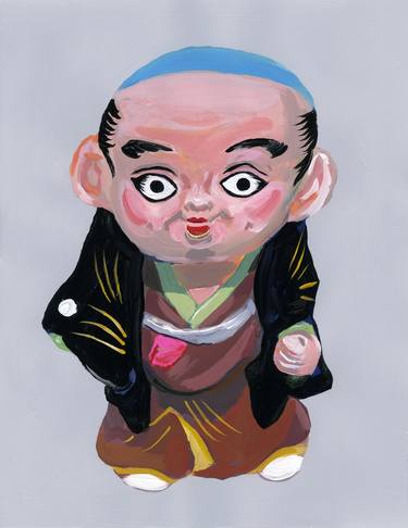 Print of Folk Humor Paintings by Shinichi Imanaka