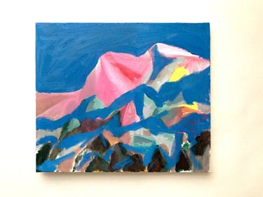 Original Abstract Landscape Painting by Shinichi Imanaka