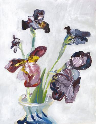 Print of Expressionism Floral Paintings by Shinichi Imanaka