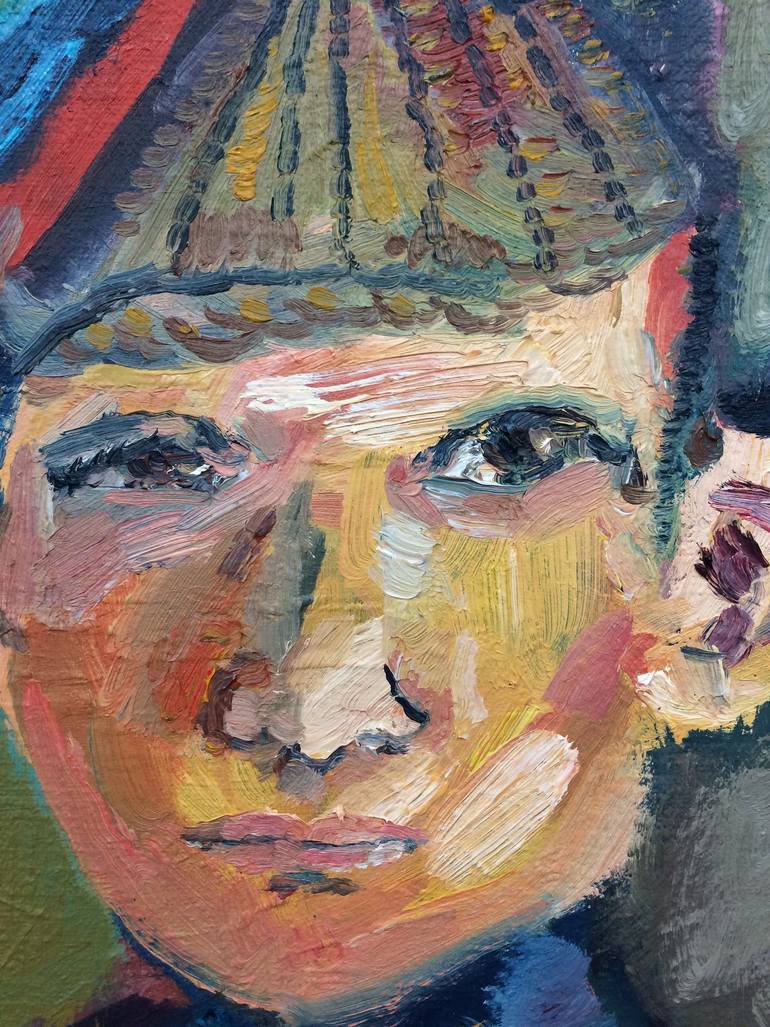 Original Figurative People Painting by Shinichi Imanaka