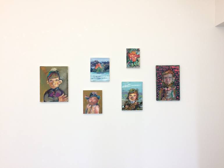 Original Figurative People Painting by Shinichi Imanaka
