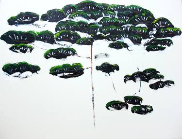 Print of Fine Art Tree Paintings by Shinichi Imanaka