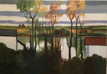 Original Landscape Paintings by leo toye