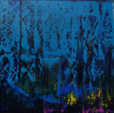 Saatchi Art Artist jb lowe; Paintings, “Blue is the Colour - Richter Scale 08” #art