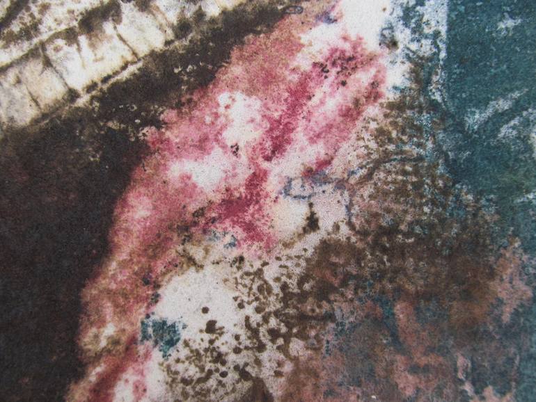Original Abstract Expressionism Abstract Painting by Mehdi Saadeti