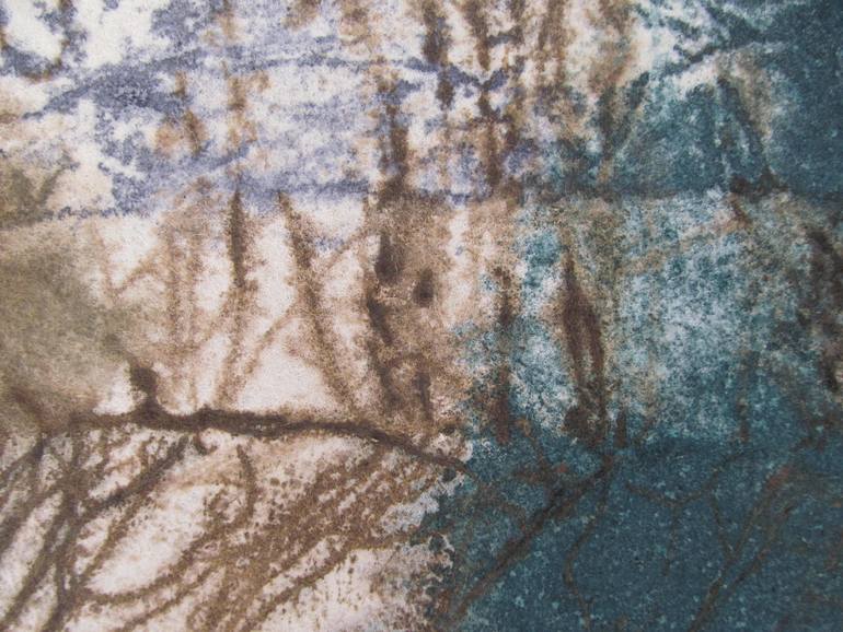 Original Abstract Expressionism Abstract Painting by Mehdi Saadeti