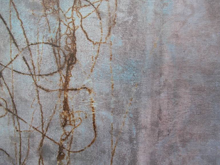 Original Abstract Expressionism Abstract Painting by Mehdi Saadeti